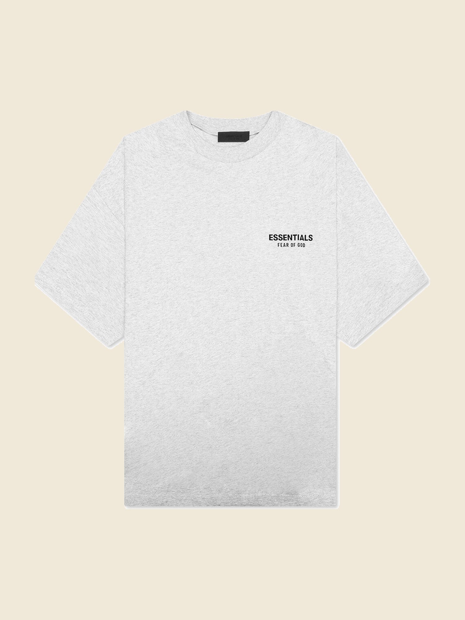 jersey crewneck tee light heather grey