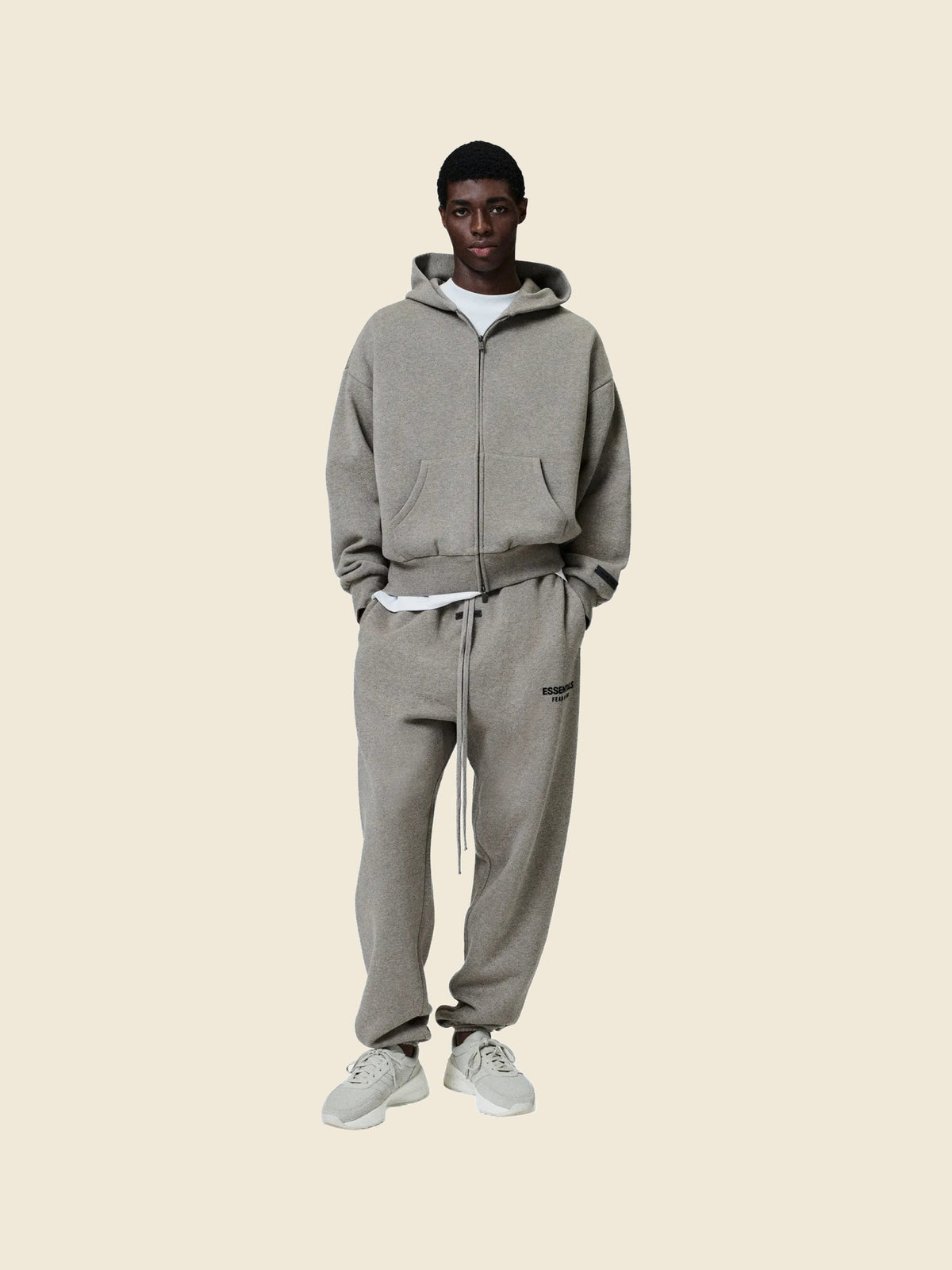 Fog Classic Full Zip Up Hoodie Homestead Heather