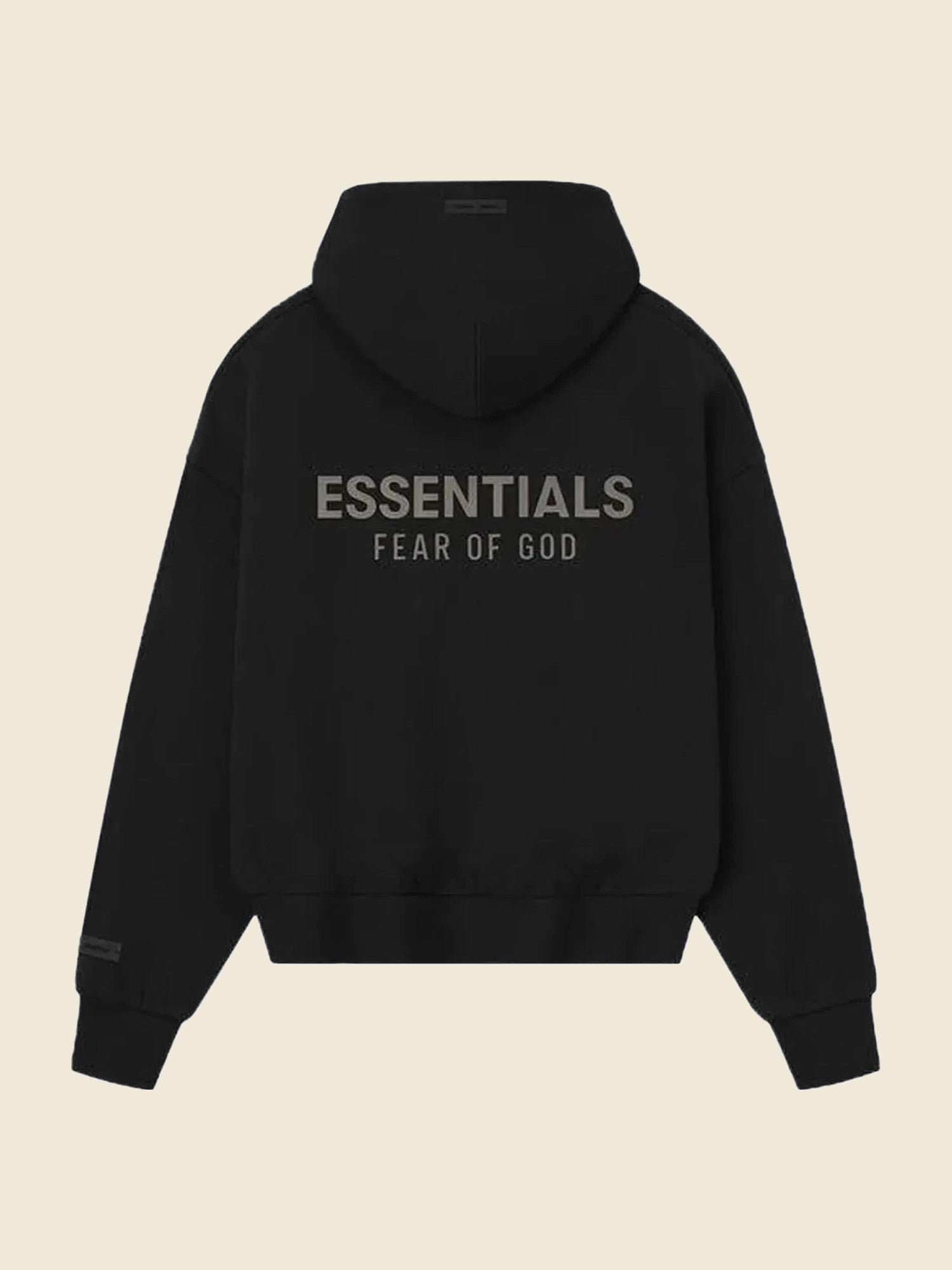 Fog Classic Full Zip Up Hoodie Jet Black