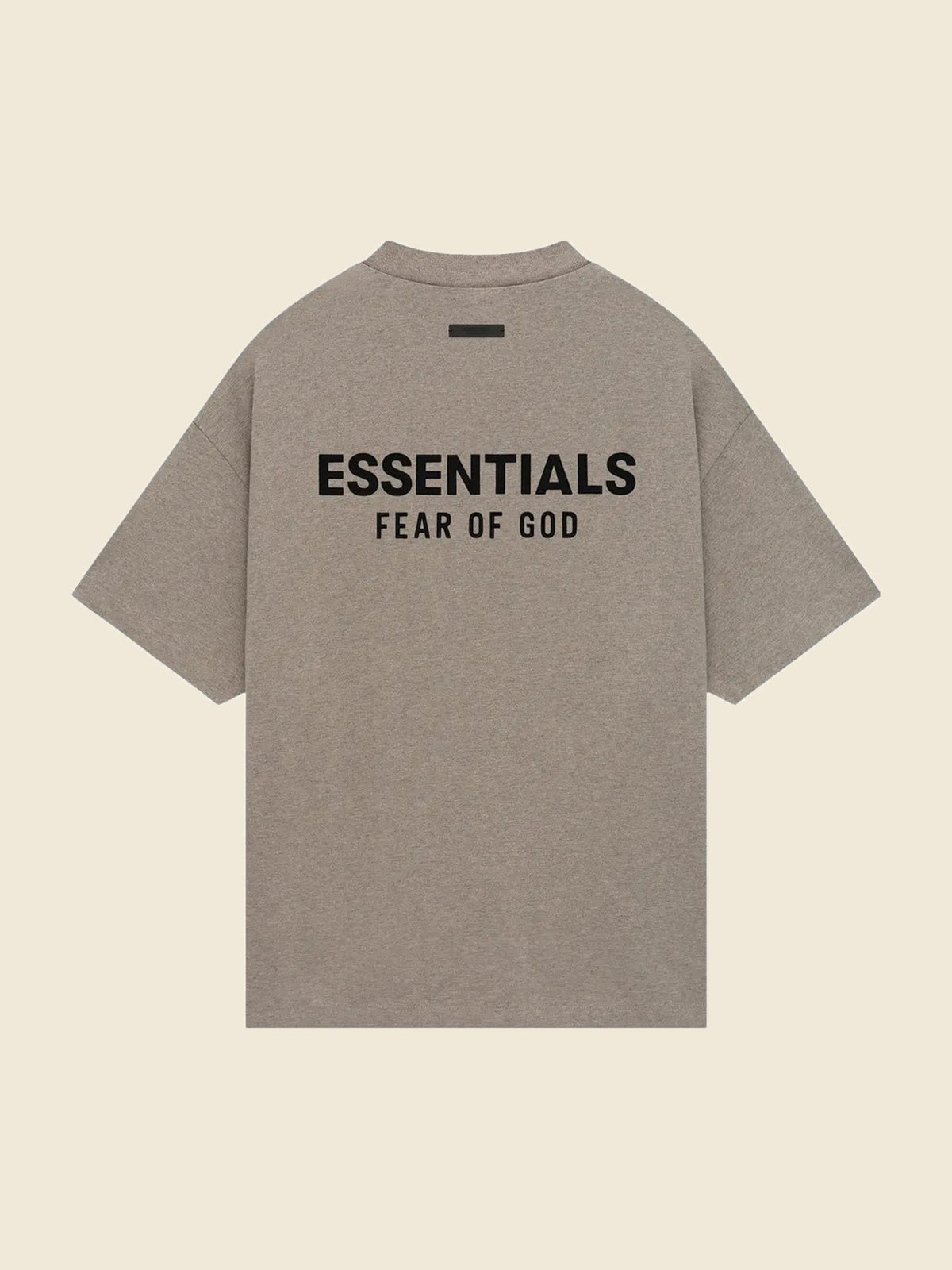 Fog Jersey Crewneck Tee Heather Grey
