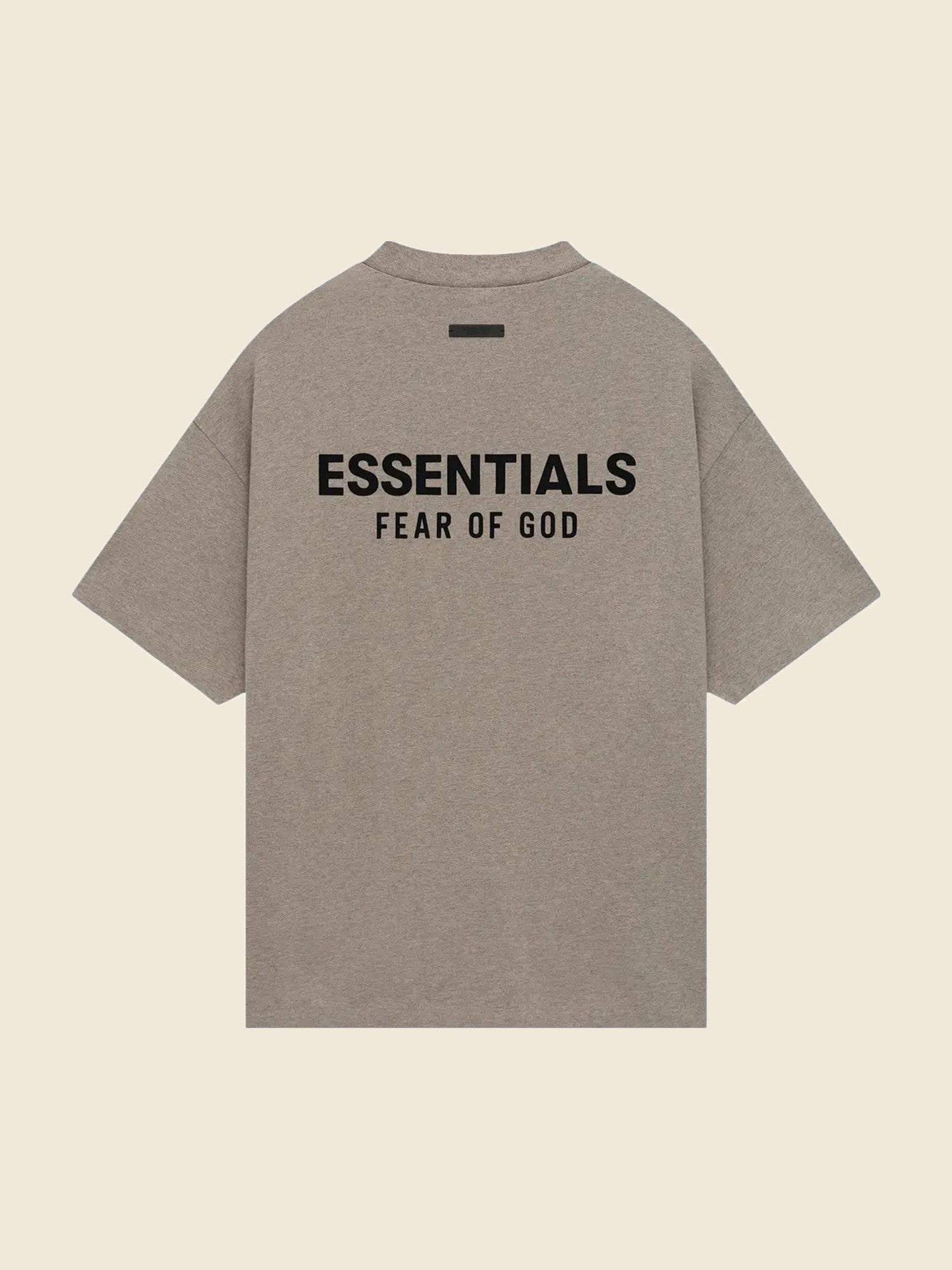 Fog Jersey Crewneck Tee Heather Grey