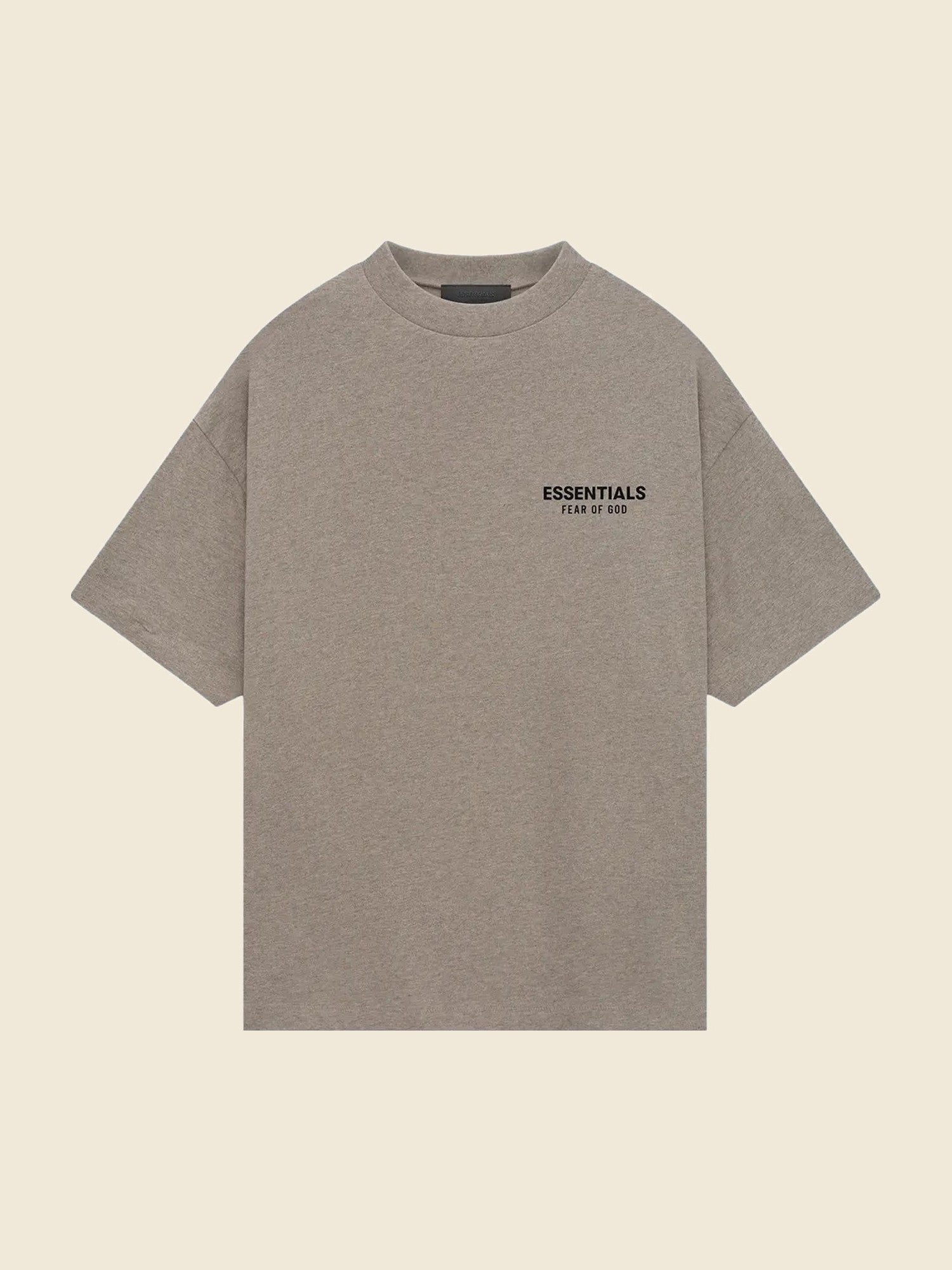 Fog Jersey Crewneck Tee Heather Grey