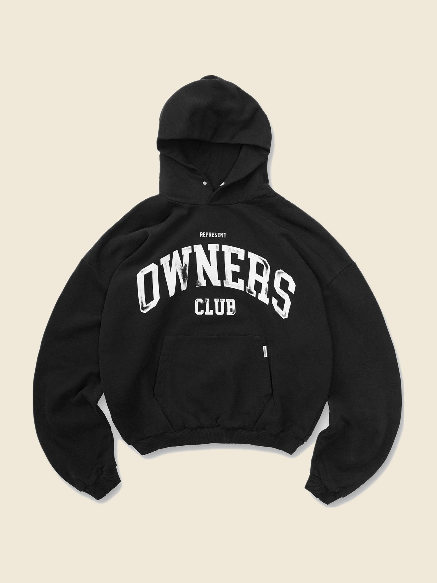 Represent Owners Club Hoodie Jet Black