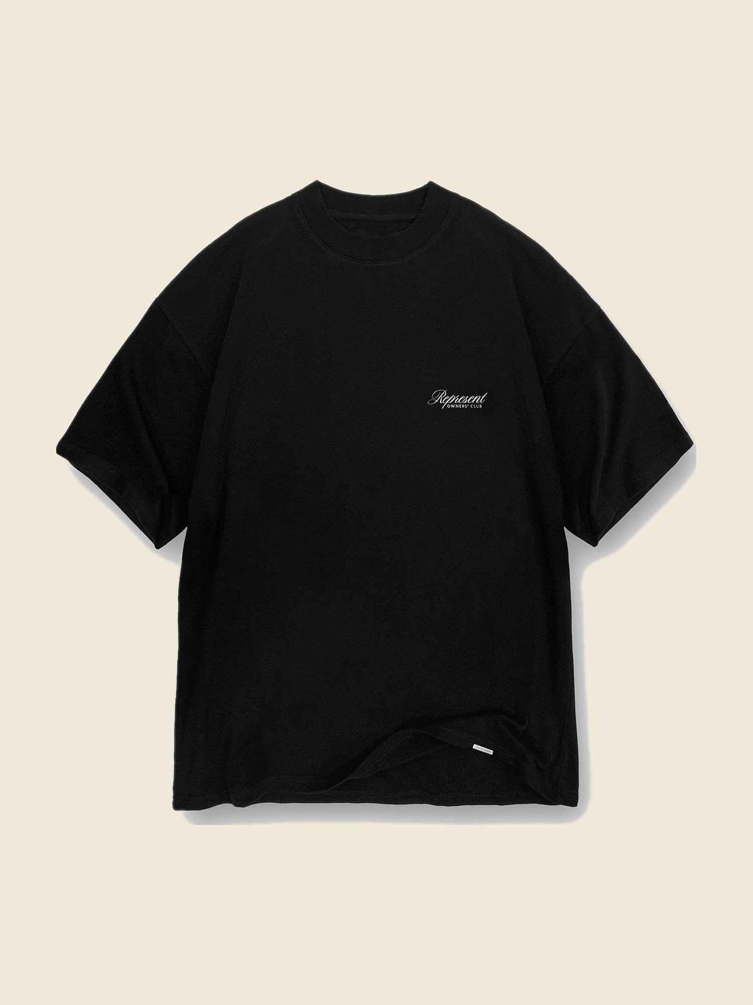 Represent Owners Club Script T-Shirt Black