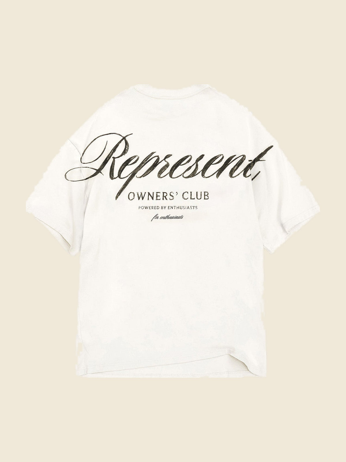 Tričko Represent Owners Club Script T-Shirt Flat White